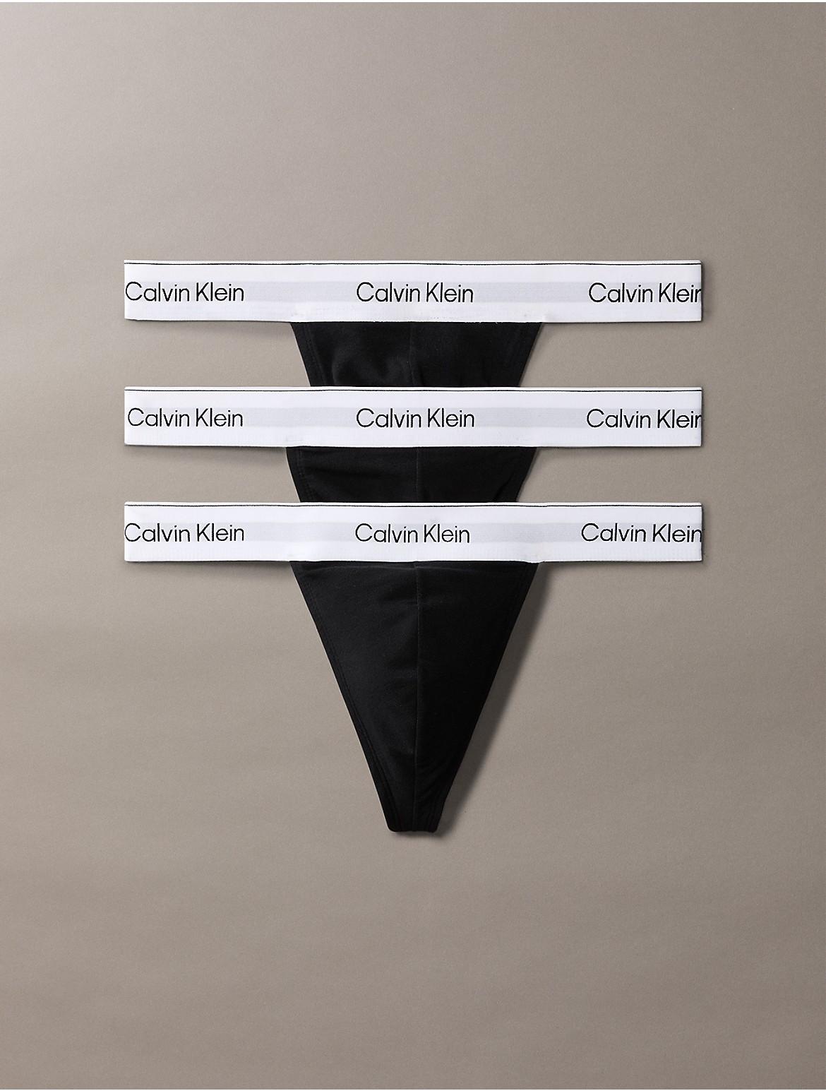 Calvin Klein Mens Icon Cotton Stretch 3-Pack Thong Product Image