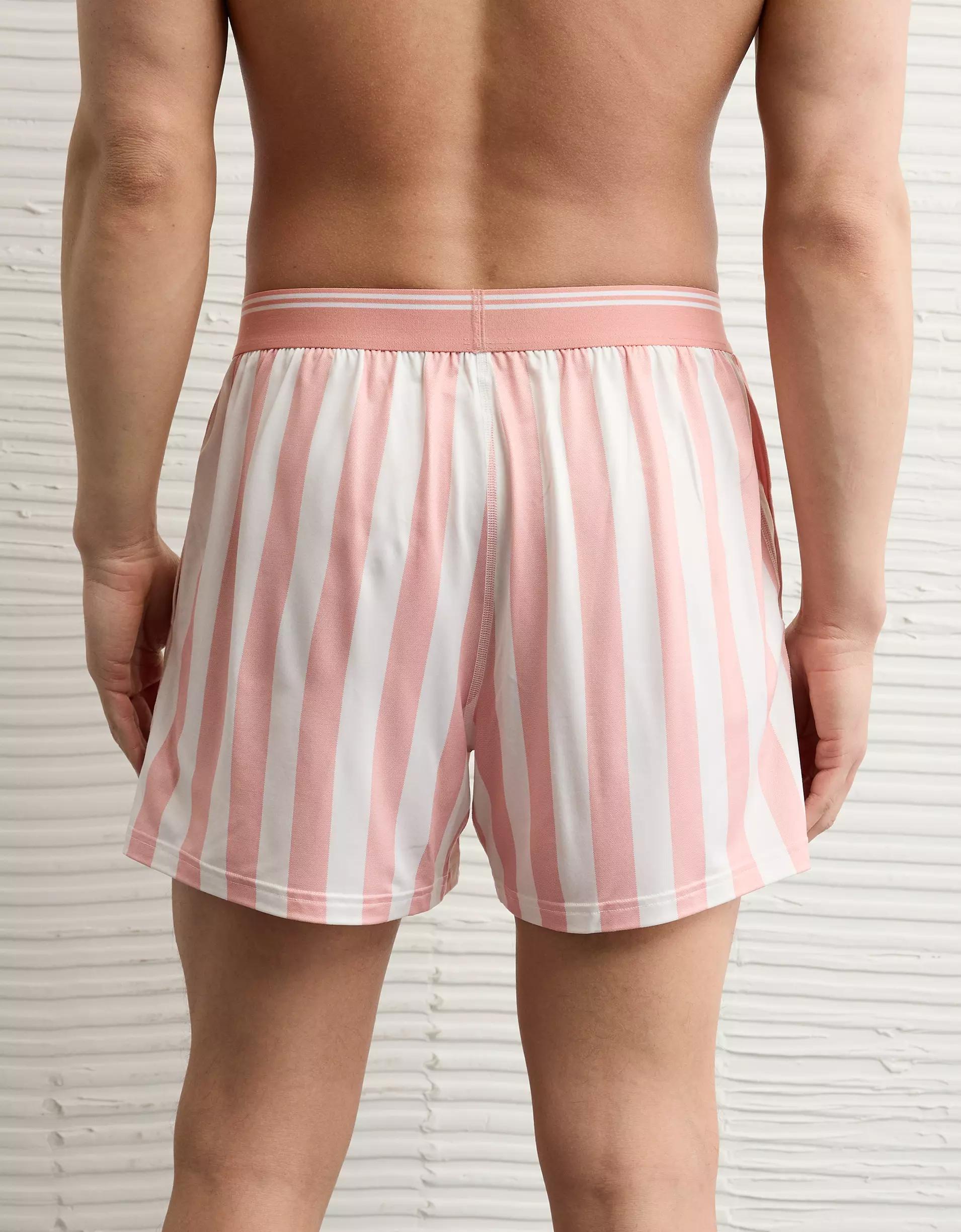 AEO Men's Striped Ultra Soft Pocket Boxer Short Product Image