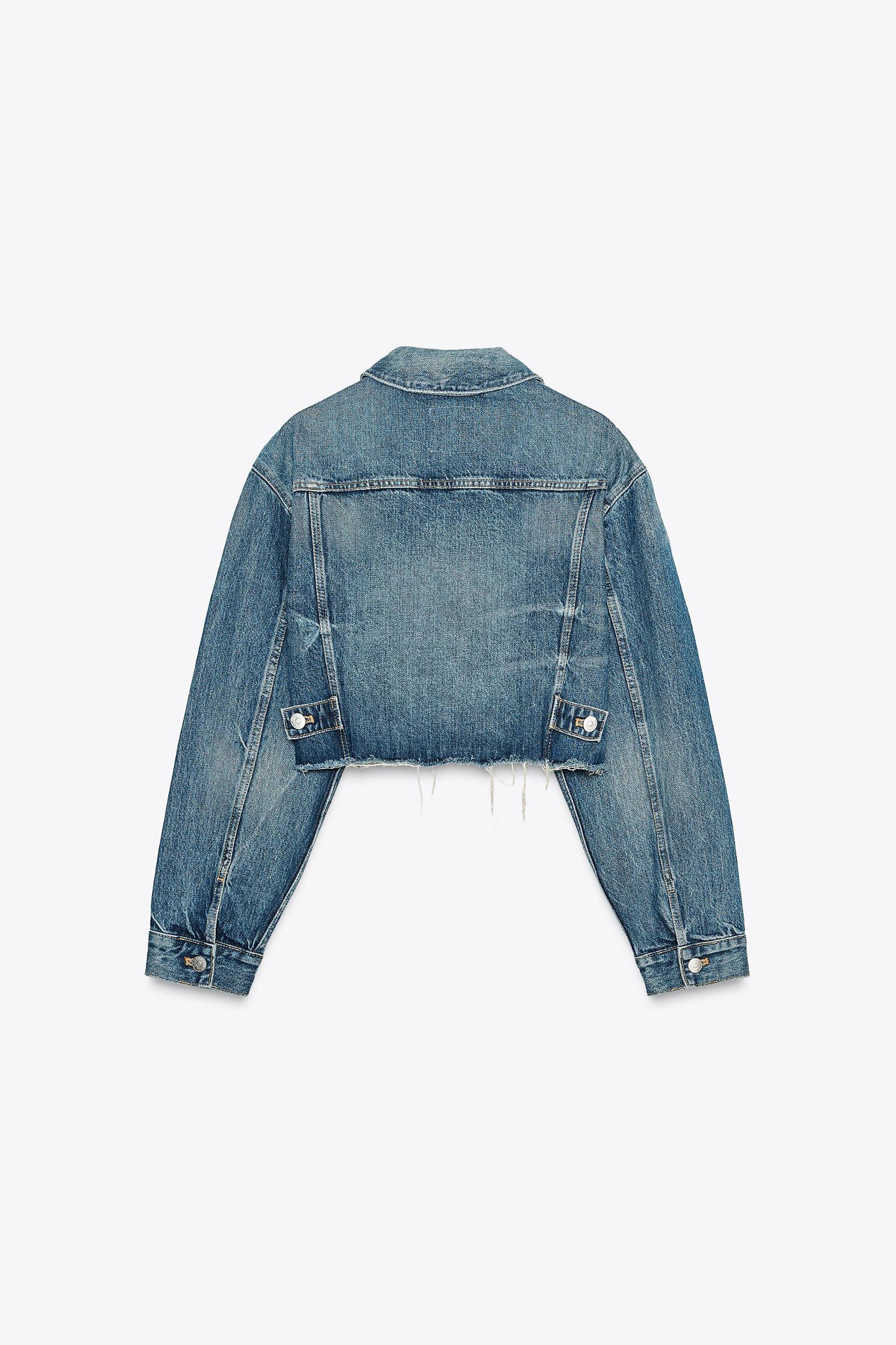 CROPPED DENIM JACKET Product Image