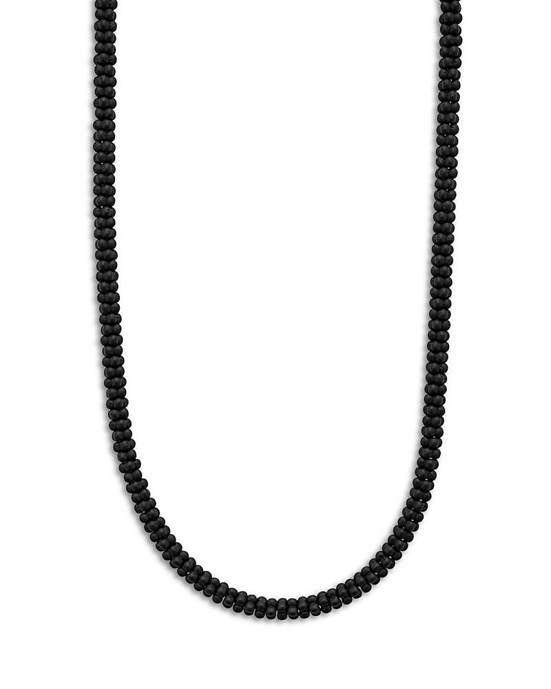 LAGOS Men's Matte Black Caviar Ceramic Beaded Necklace at Nordstrom,  Product Image