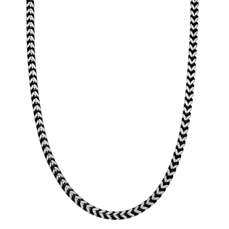 Men's LYNX Two Tone Stainless Steel Chain Necklace, Size: 22" Product Image