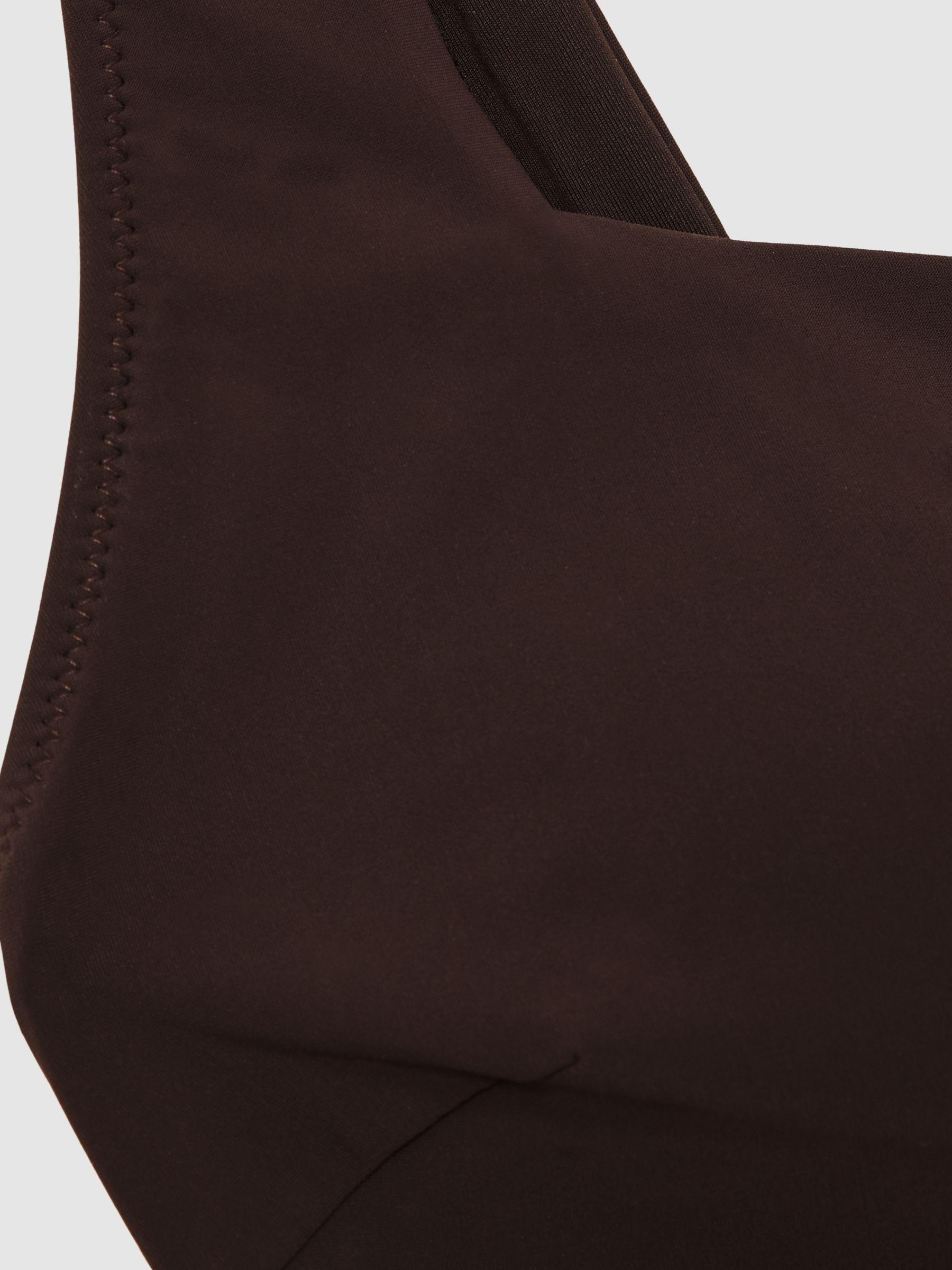 V-Front Bikini Top in Mocha Product Image