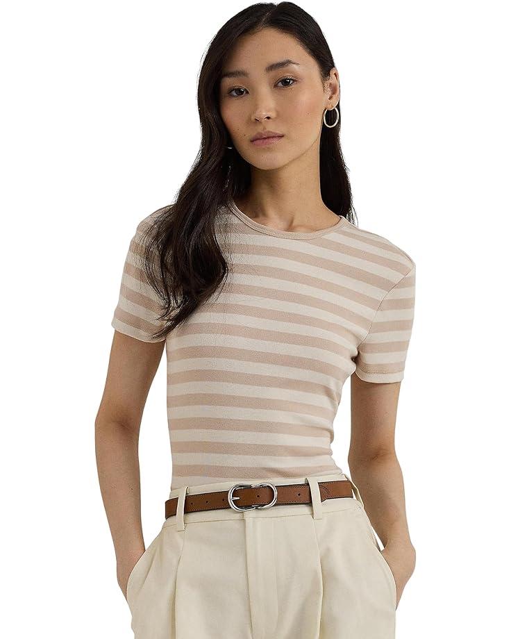 Petite Stretch Cotton Boatneck Tee Product Image