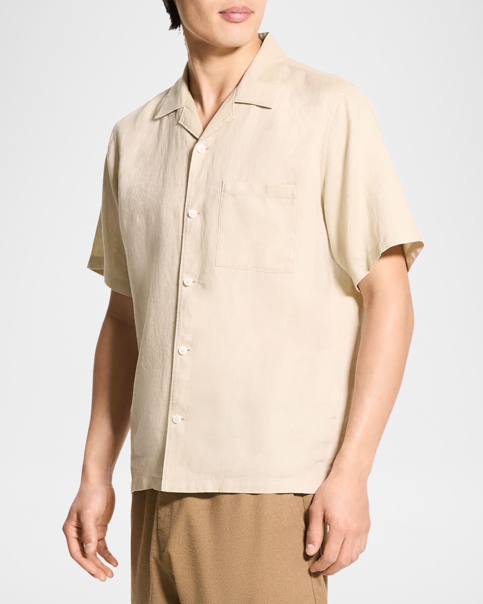 Men's Noll Linen Camp-Collar Shirt Product Image