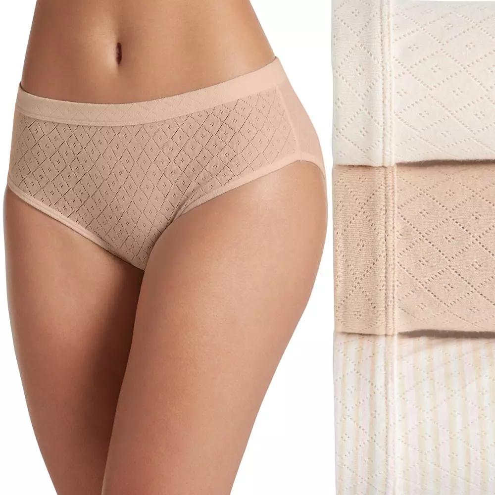 Womens Jockey 3-pk. Elance Breathe Hipster Panty Set 1540 Product Image