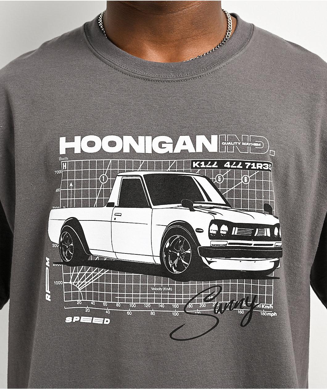 Hoonigan Suns Out Charcoal T-Shirt Product Image