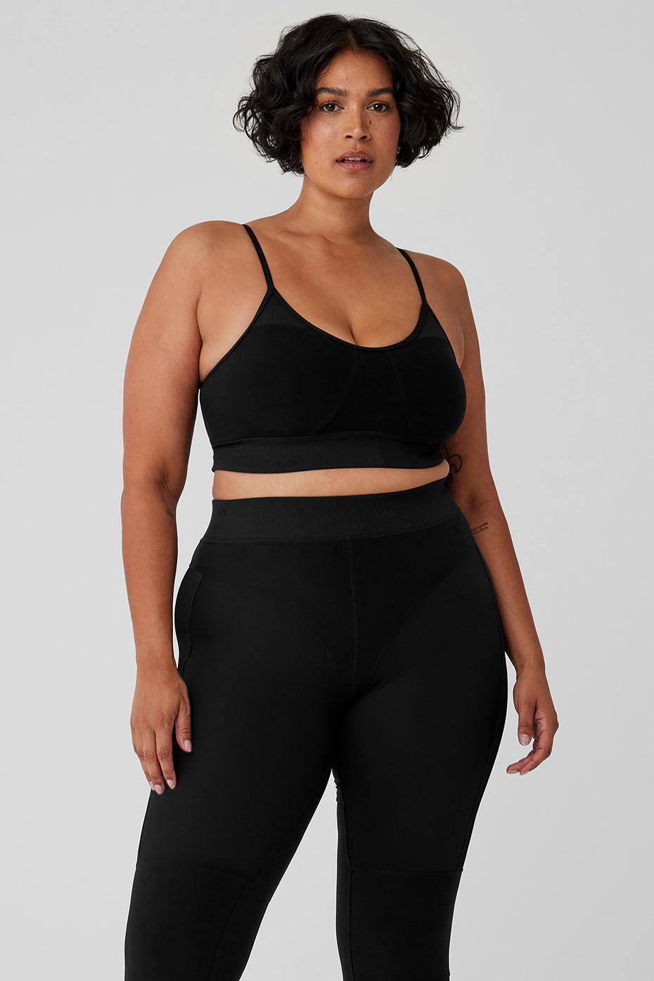 Alosoft Head Start Bra - Black Product Image