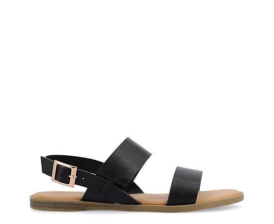 Journee Collection Womens Lavine Wide Flat Sandal Product Image