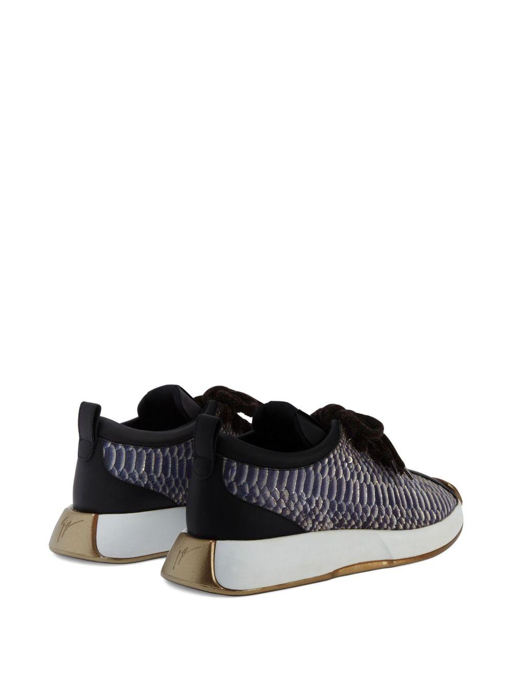 snakeskin-print sneakers Product Image