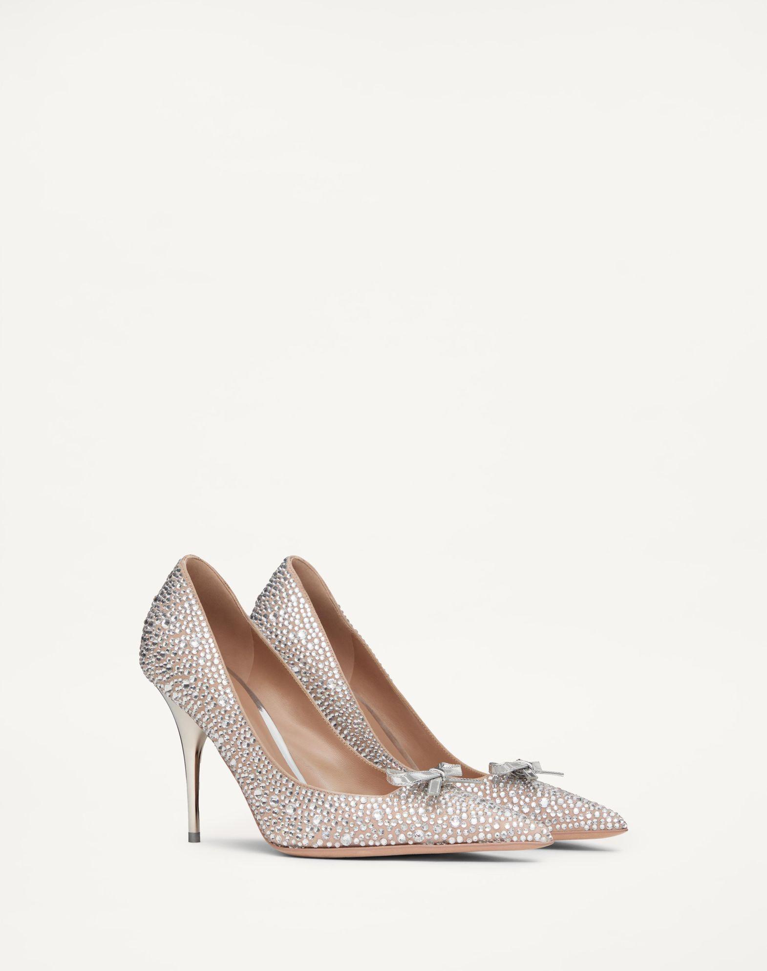 Romance Bow Pump With Crystals 100Mm Product Image
