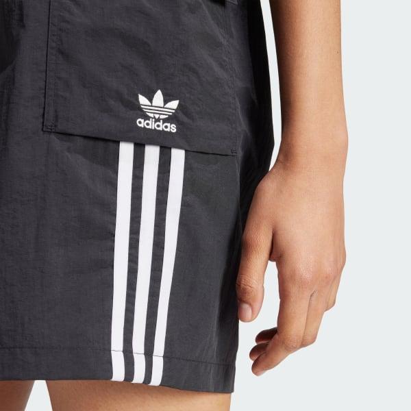 adidas Adicolor Cargo Shorts Black XL Womens Product Image