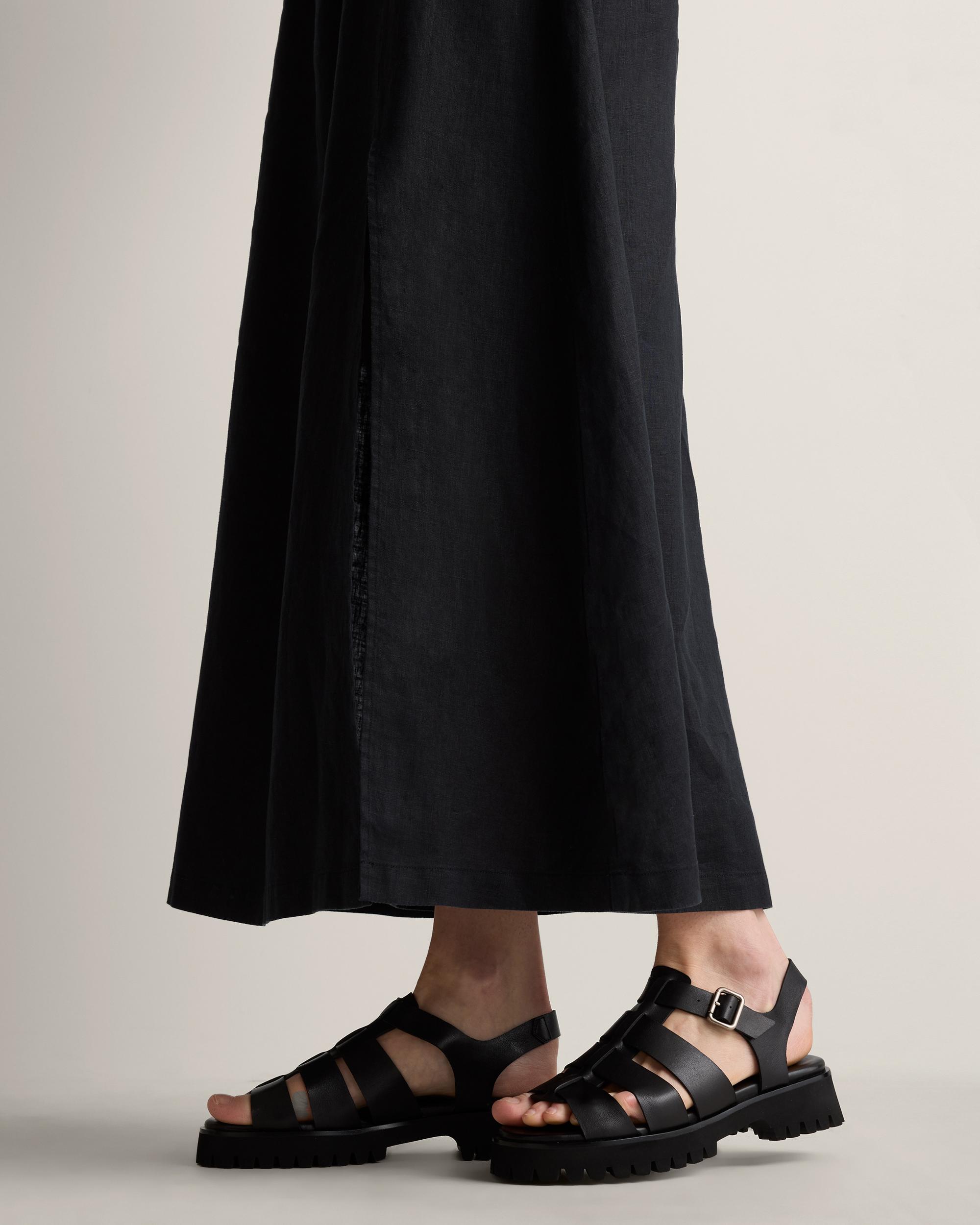 Quince | Women's Italian Leather Lug Sole Fisherman Sandal Product Image