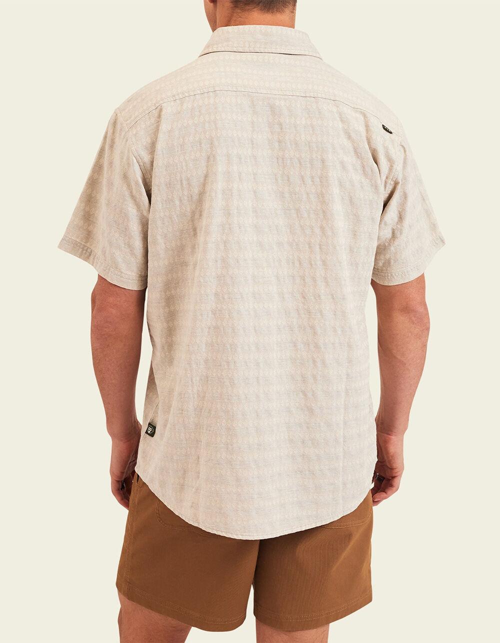 HOWLER BROTHERS San Gabriel Mens Button Up Shirt - OFF WHITE Product Image