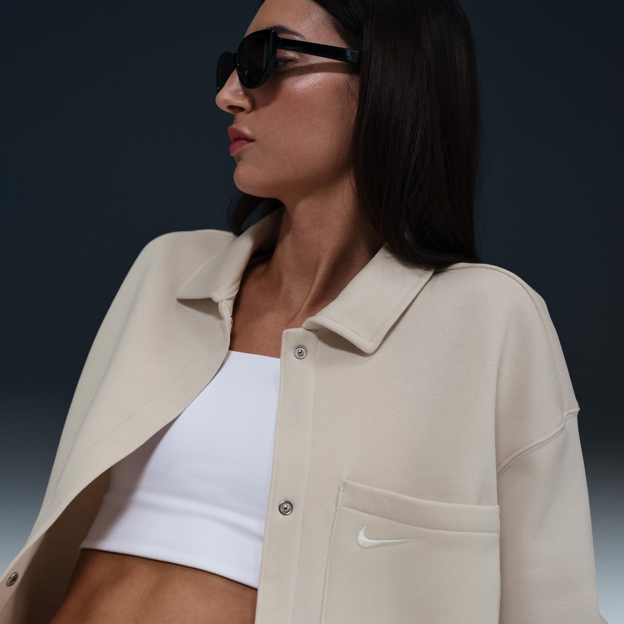 Women's Nike Sportswear Phoenix Fleece Oversized Shirt Jacket Product Image