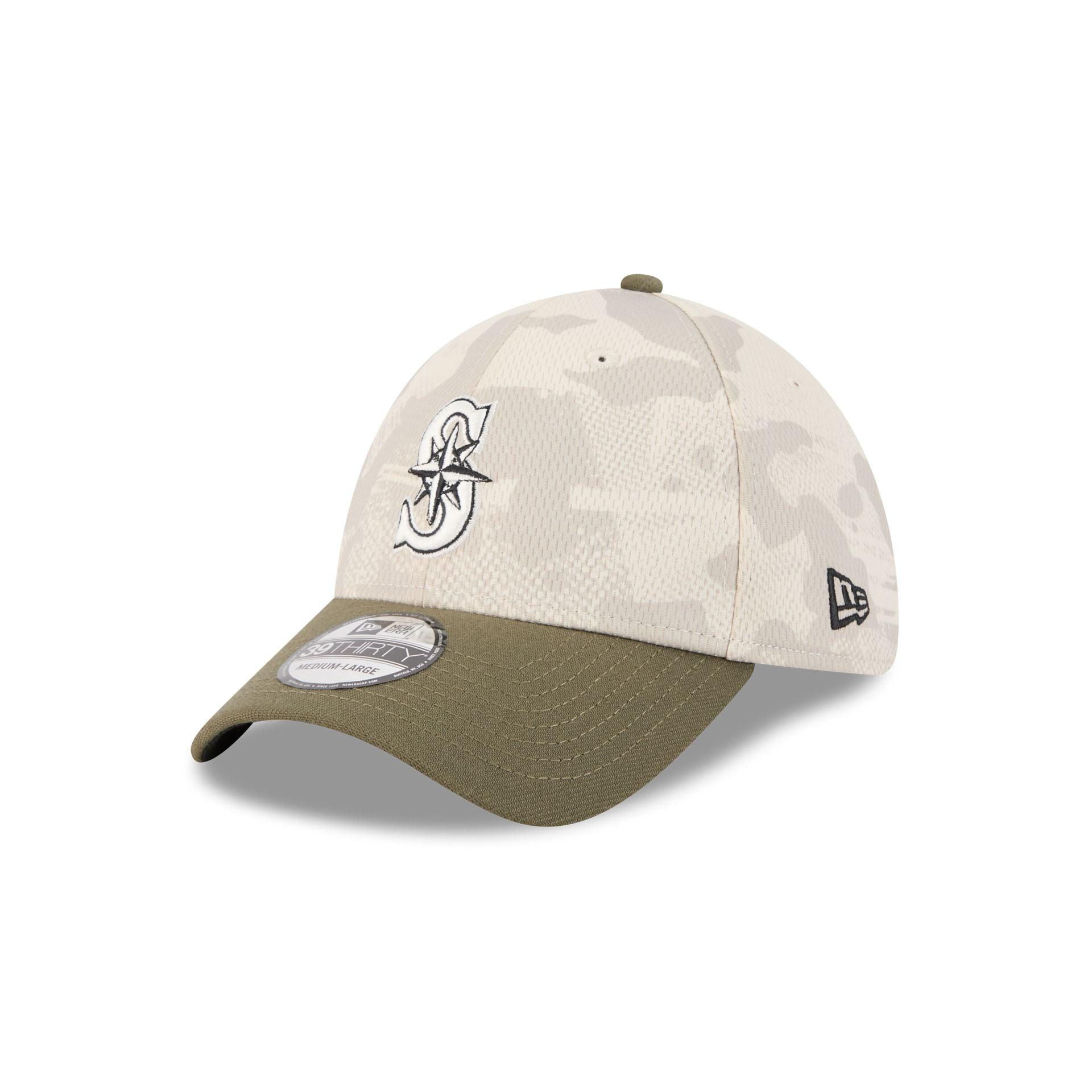 Seattle Mariners Armed Forces Day 2025 39THIRTY Stretch Fit Hat Male Product Image
