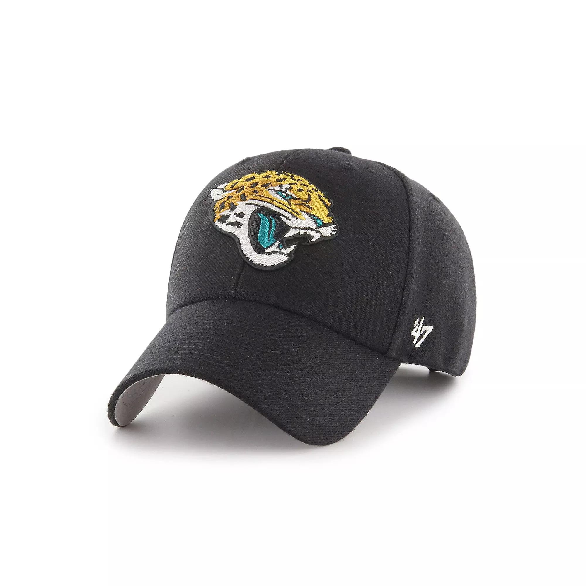 Men's '47 Black Jacksonville Jaguars MVP Adjustable Hat Product Image