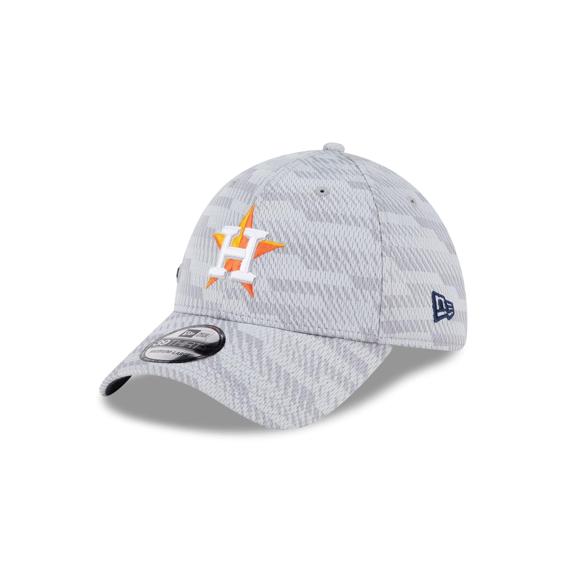 Houston Astros 2025 Clubhouse Gray 39THIRTY Stretch Fit Male Product Image