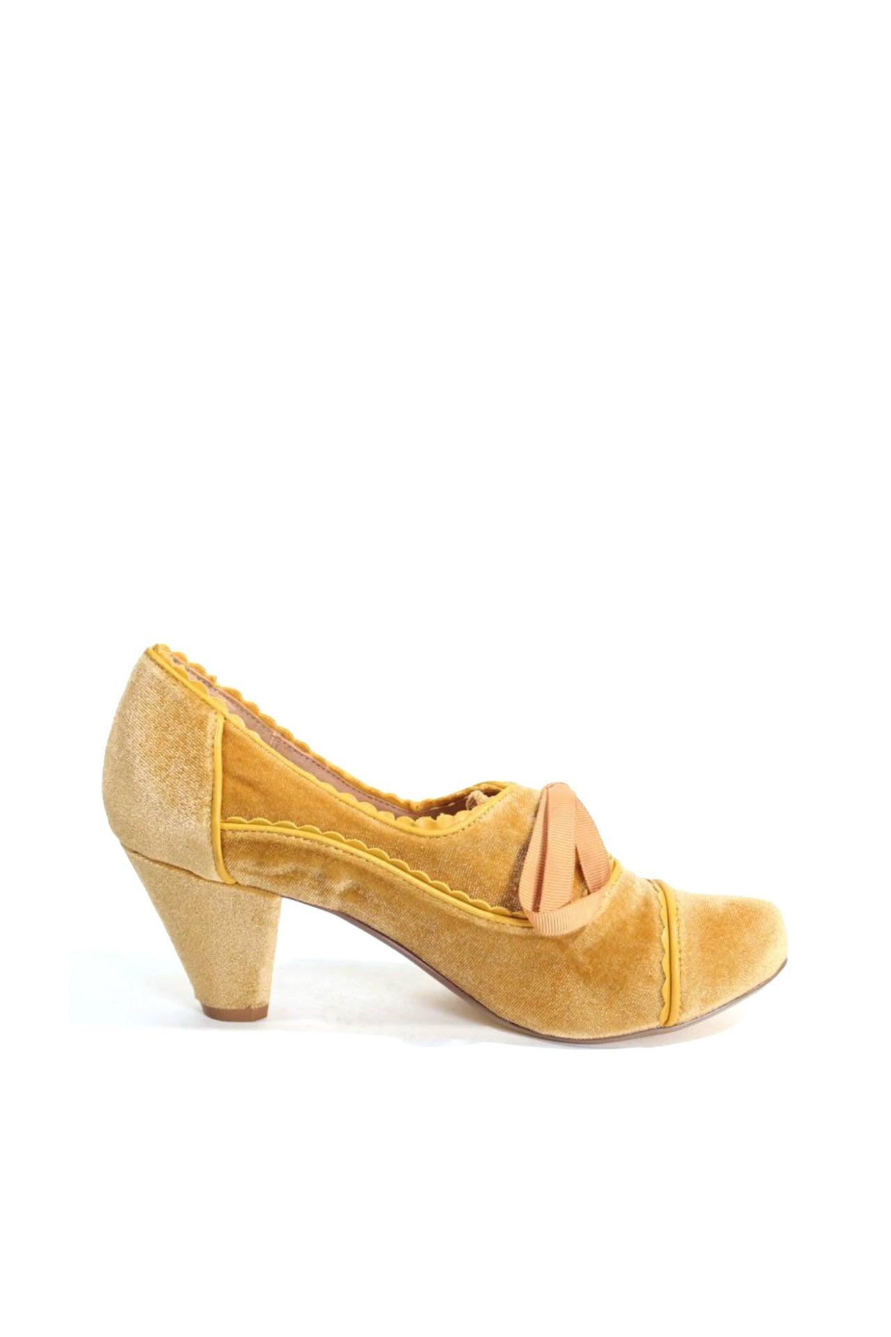 Madison Velvet Retro Heels Product Image