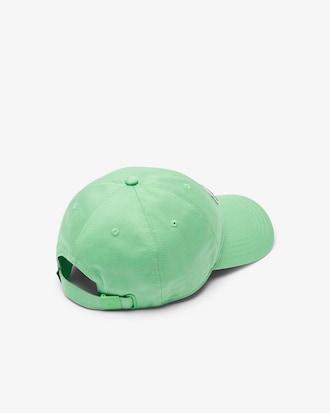 Crocodile Badge Cotton Twill Cap Product Image