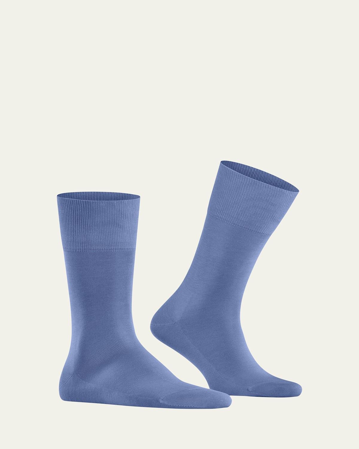 Mens Tiago Cotton-Stretch Crew Socks Product Image