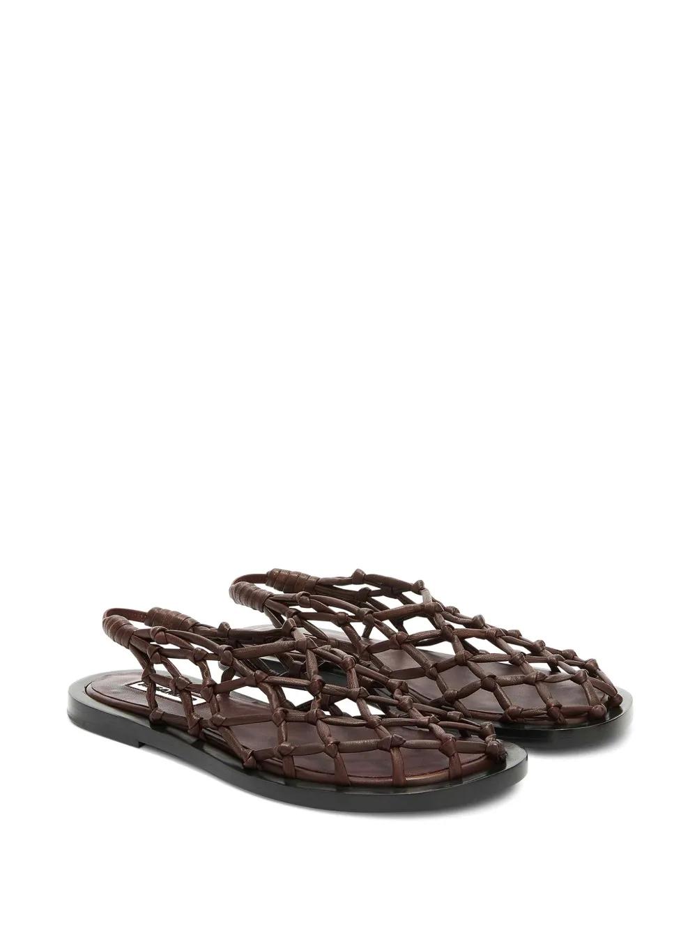 woven slingback sandals Product Image