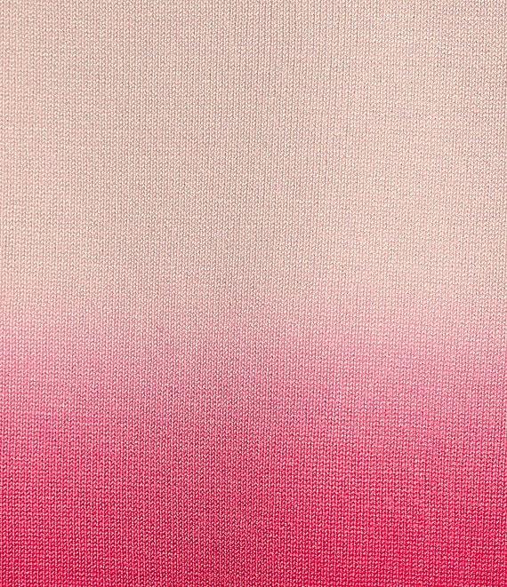 Investments Ombre 3/4 Sleeve Crew Neck Top Product Image