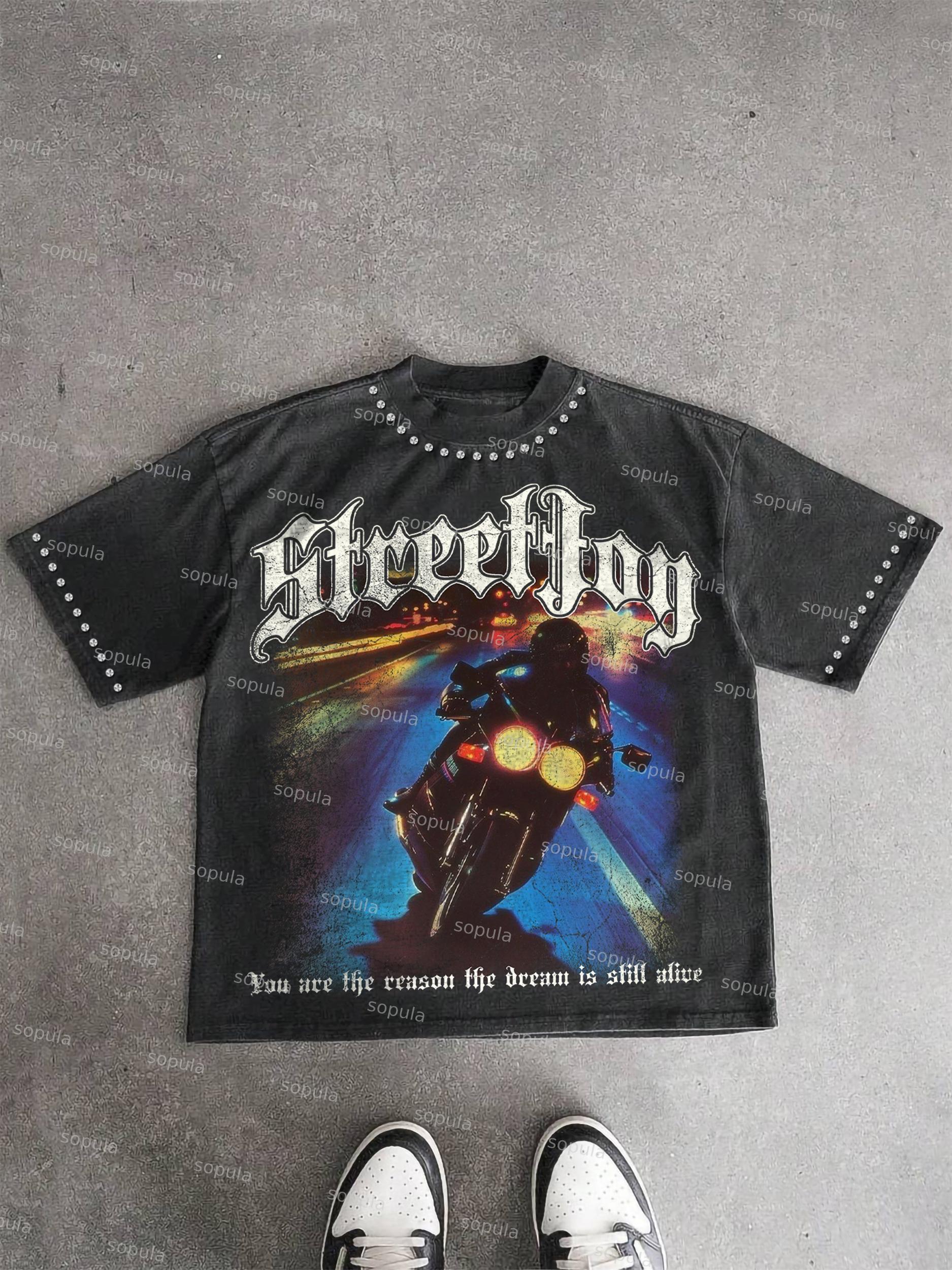 Vintage Sakura And Koi Washed T-shirt Product Image