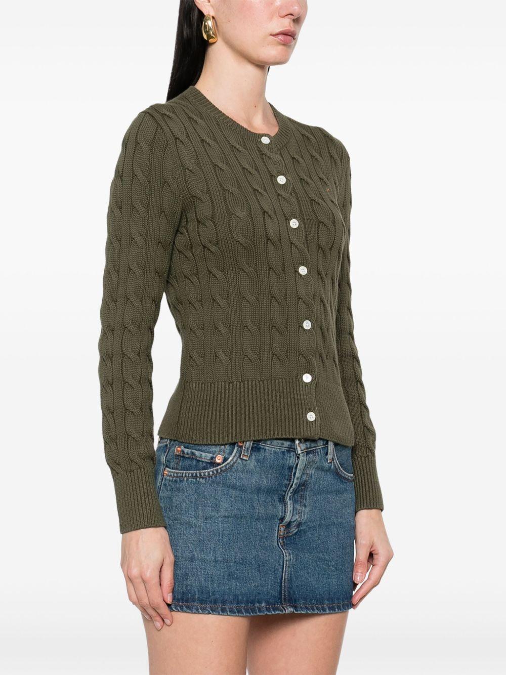 Polo Pony-embroidered cardigan Product Image