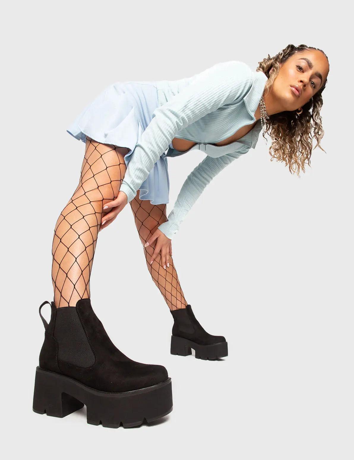 Tough Love Chunky Platform Ankle Boots Product Image