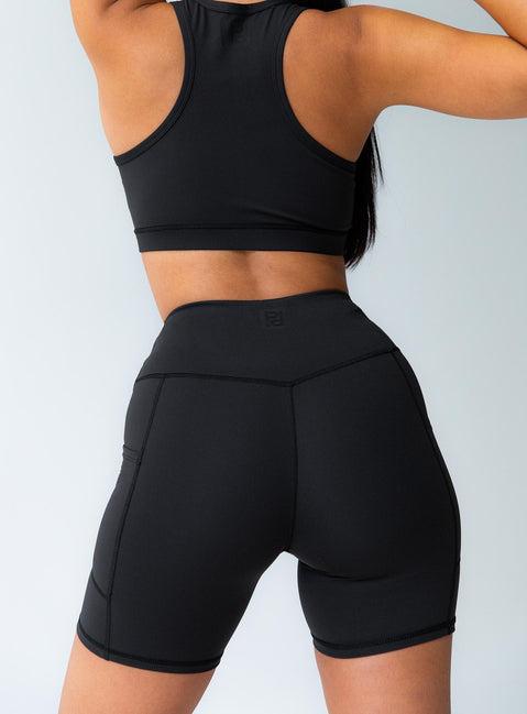 Conquer Activewear Shorts Black Product Image