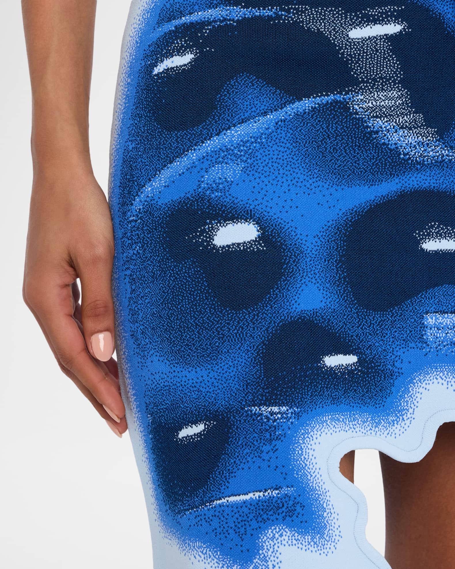 Salem Wavy Asymmetric Mini Skirt Product Image