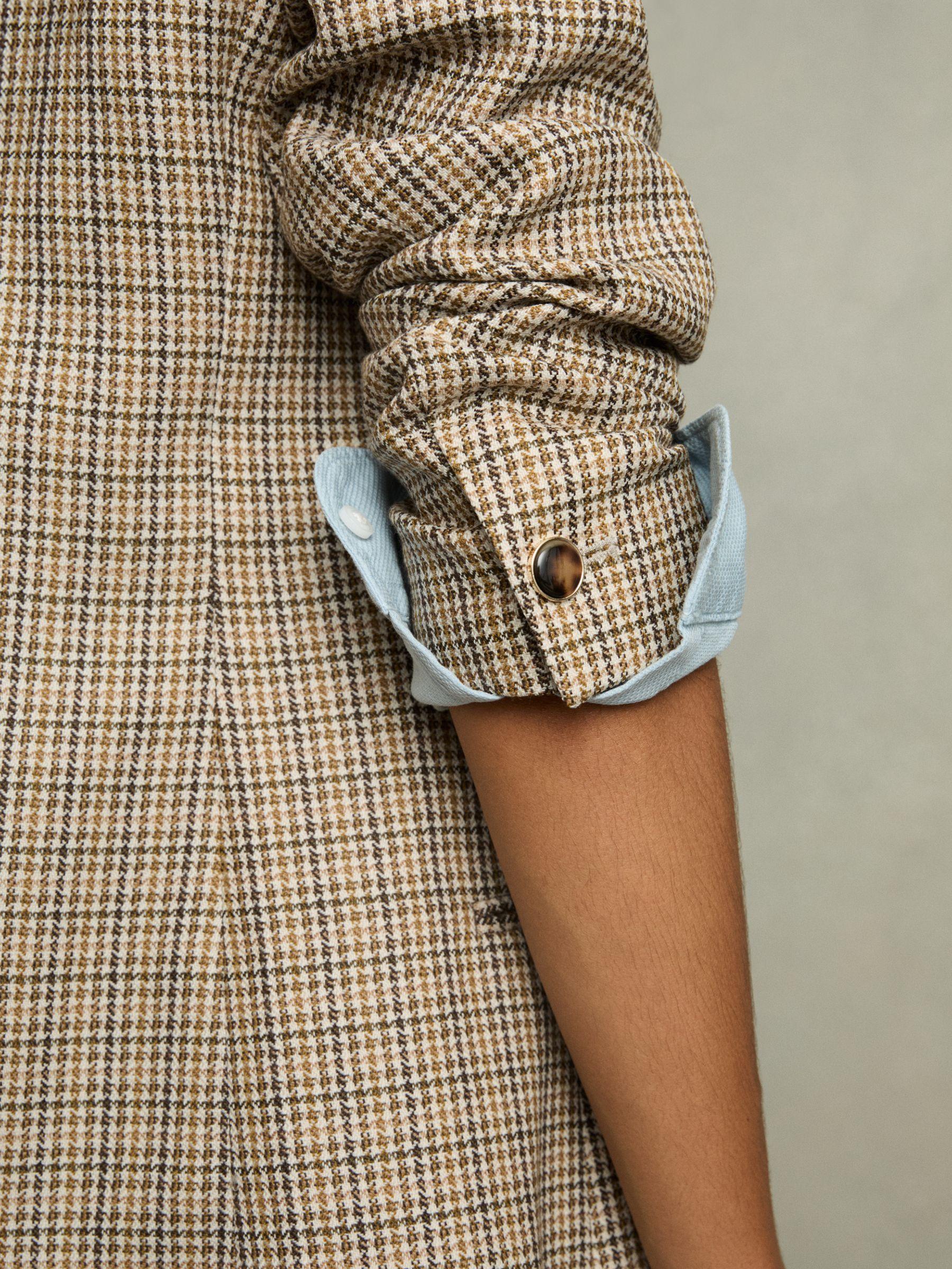 Petite Jersey Twist-Detail Midi Dress in Grey Product Image