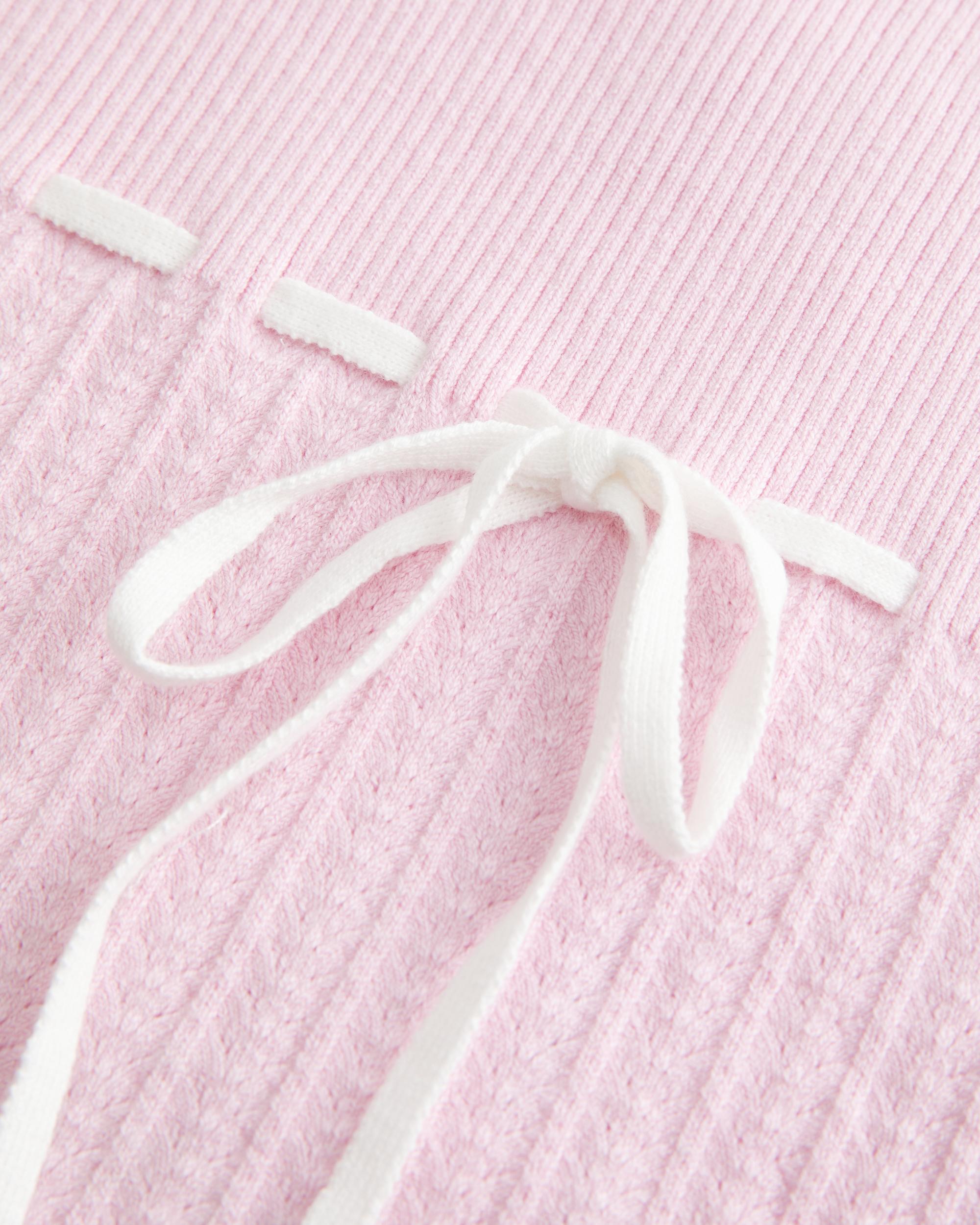 Tie-Front Sweater Tank Product Image