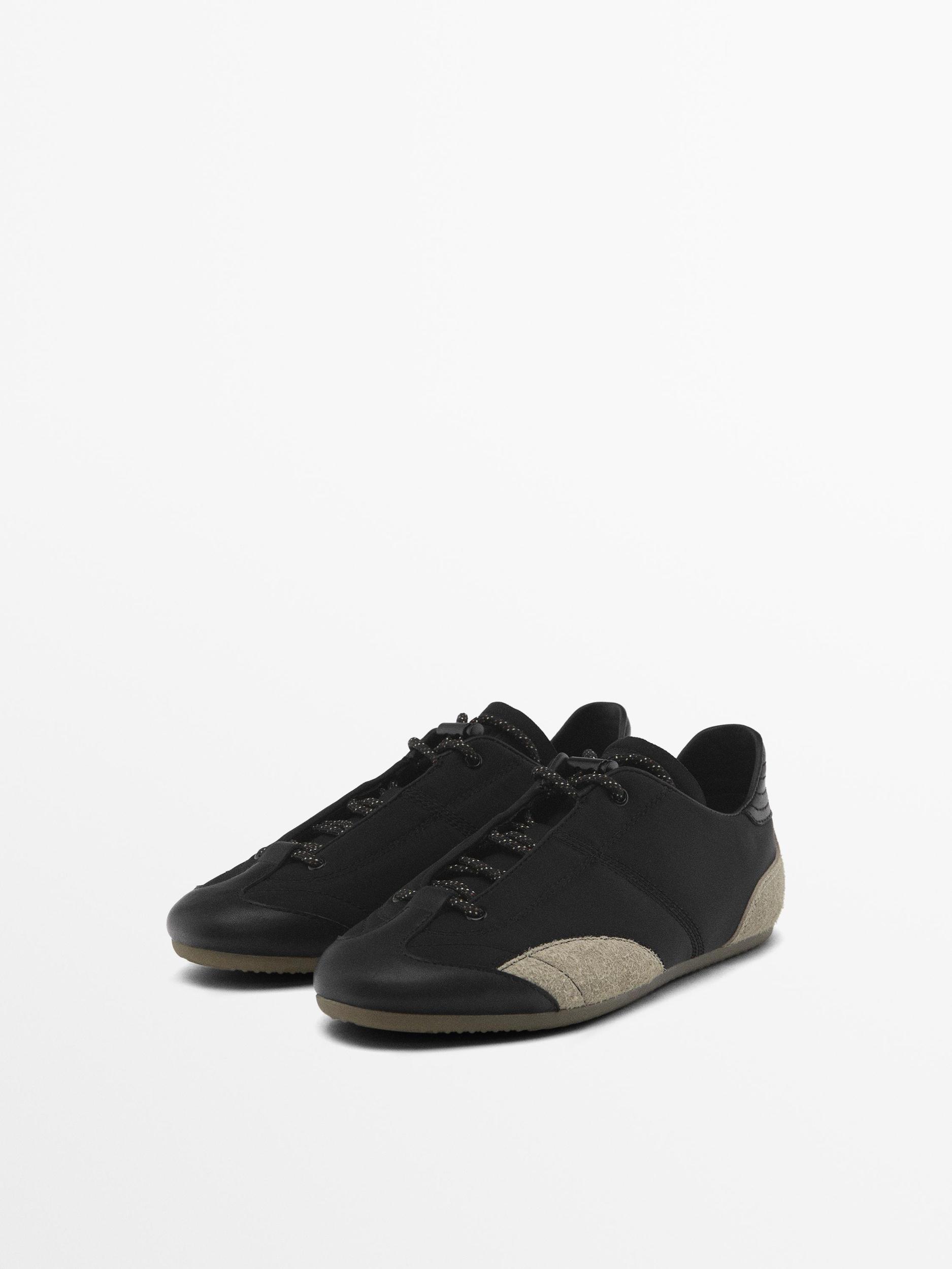 Trainers in contrast pieces Product Image