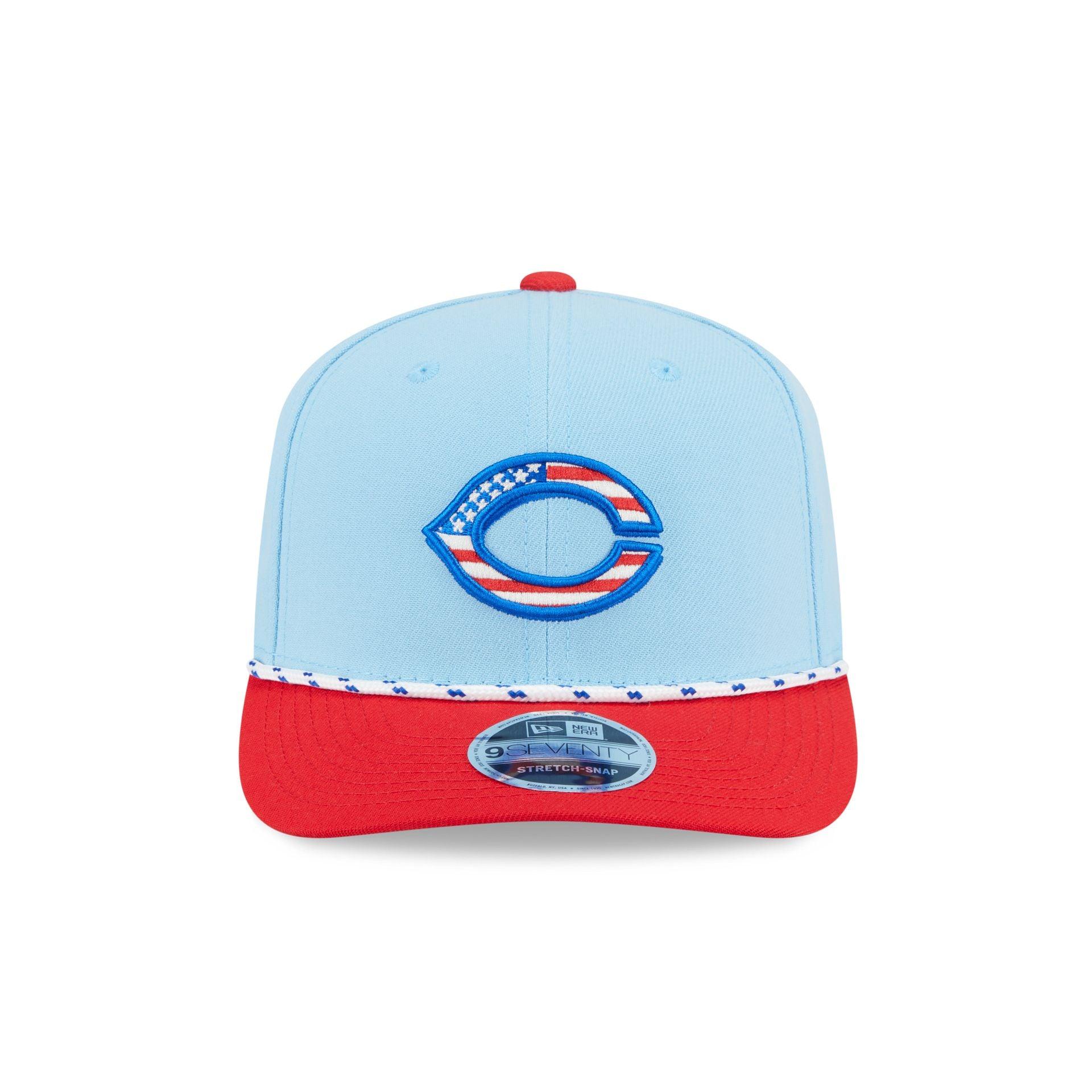 Cincinnati Reds Independence Day 2025 9SEVENTY Stretch-Snap Hat Male Product Image
