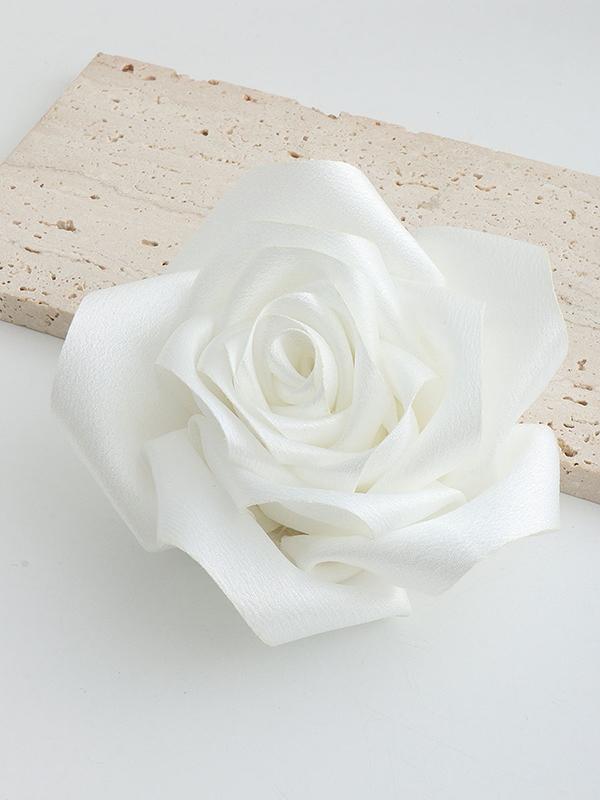 Flower Shape Solid Color Brooch Accessories Product Image