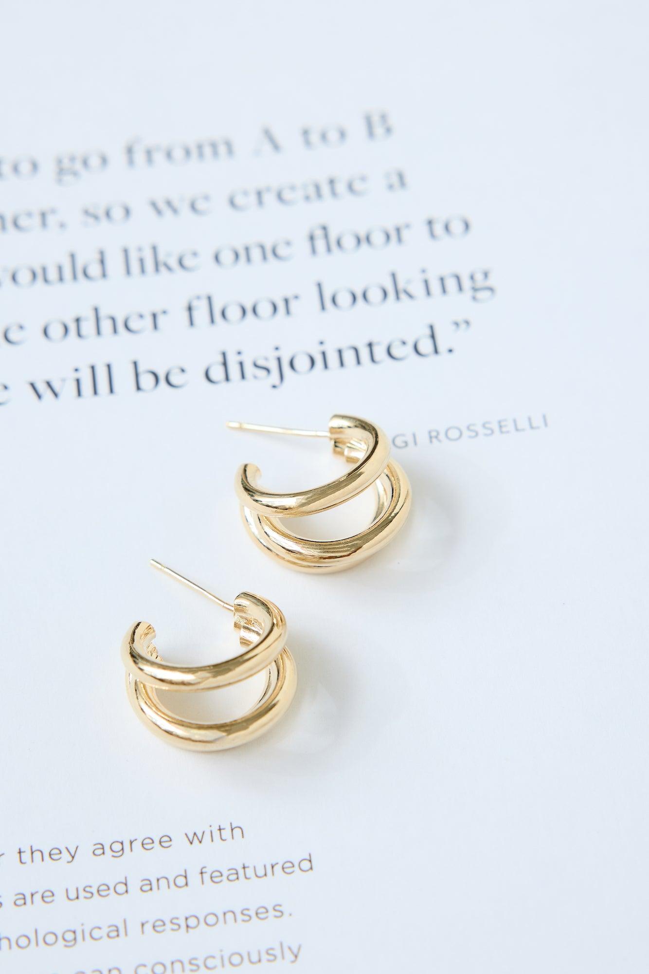 Coraline Earrings Gold Product Image