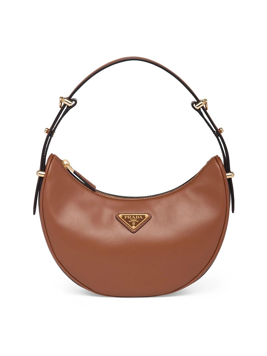 Womens Arqu Leather Shoulder Bag Product Image