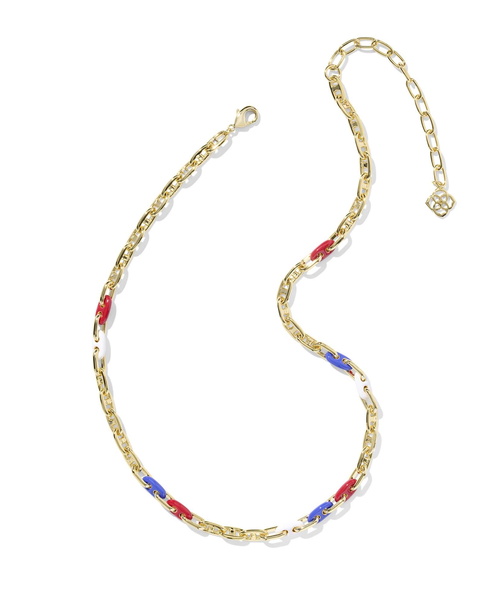 Elisa Gold Short Pendant Necklace Product Image