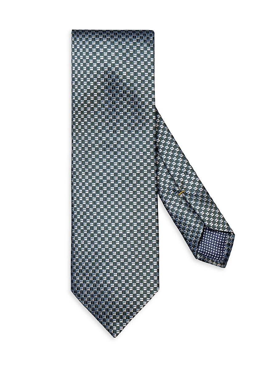 Mens Micro Square Silk Tie Product Image