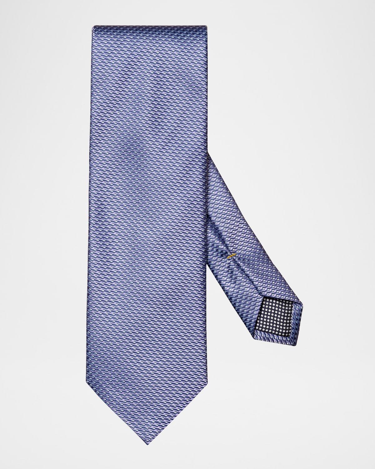 Mens Geometric Silk Tie Product Image