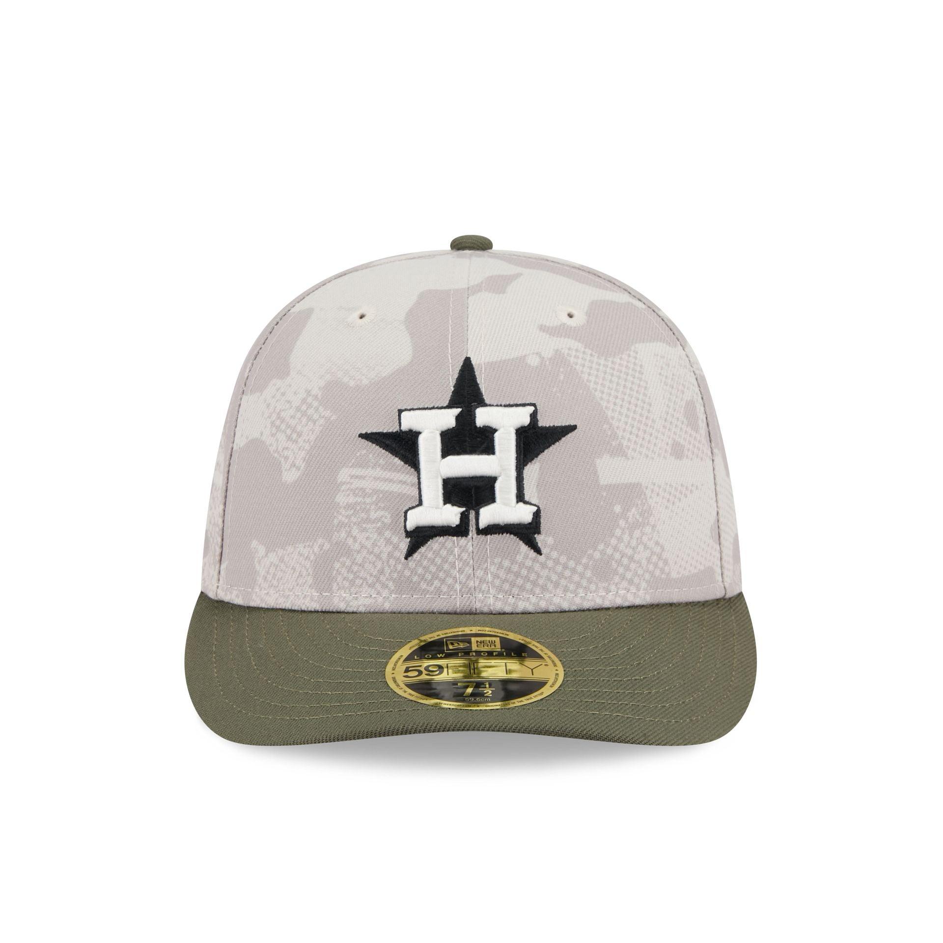 Houston Astros Armed Forces Day 2025 Low Profile 59FIFTY Fitted Hat Male Product Image