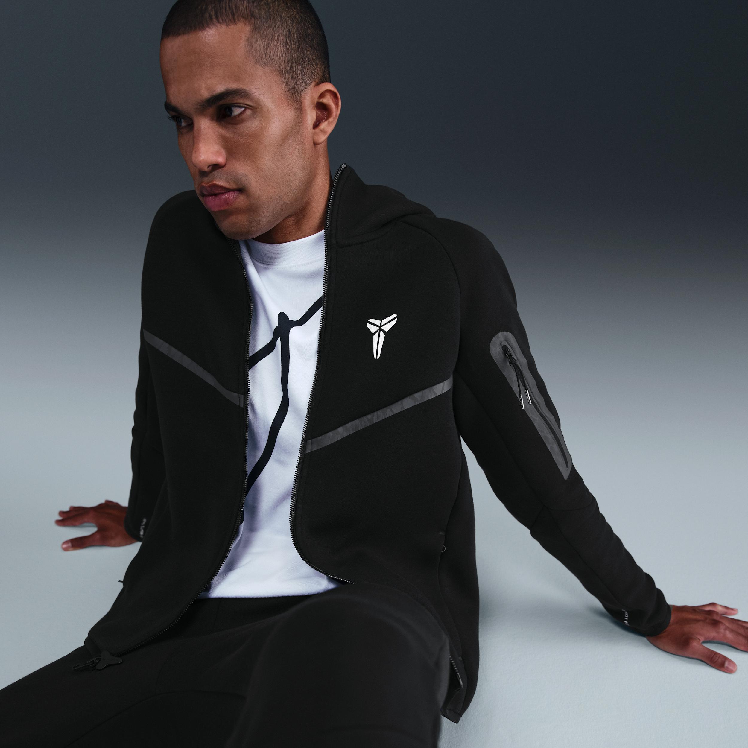 Nike Mens Kobe Tech Fleece Full-Zip Windrunner Jacket | IB2713-010 Product Image