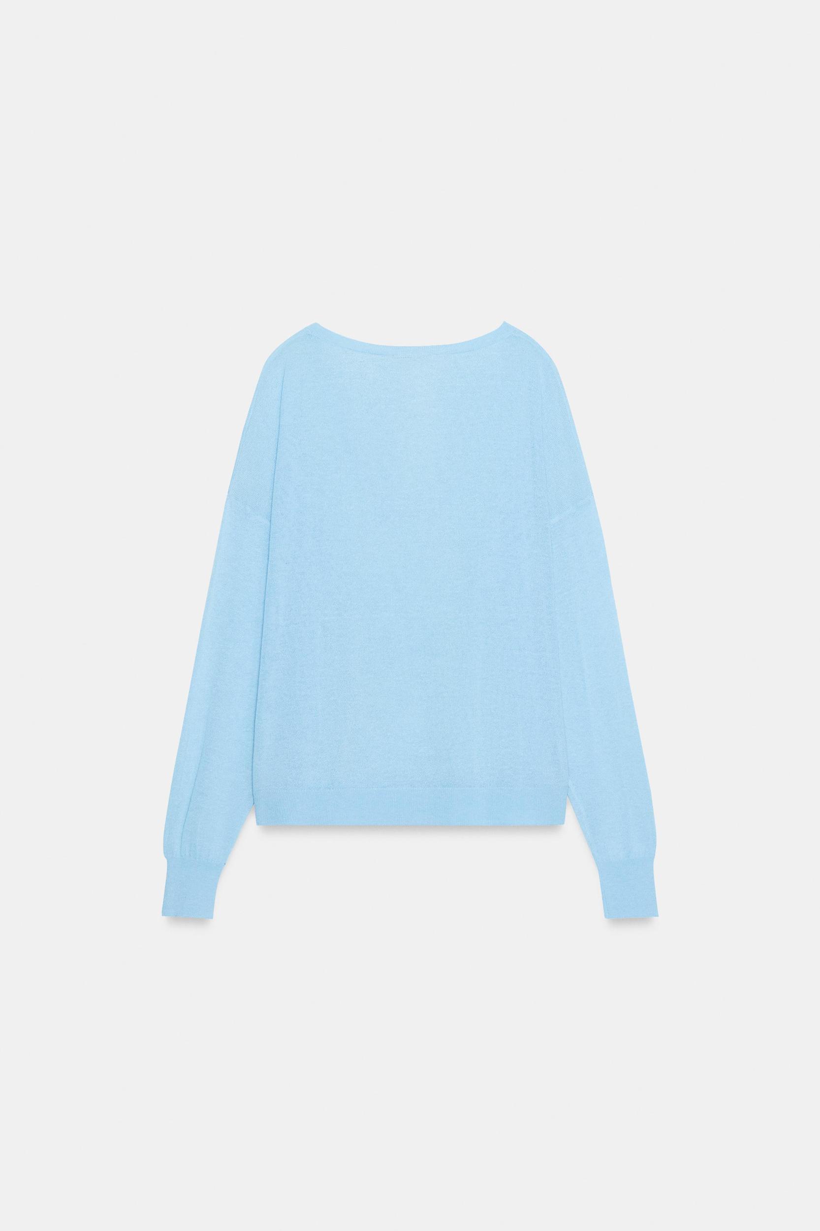 FINE KNIT V-NECK JUMPER Product Image