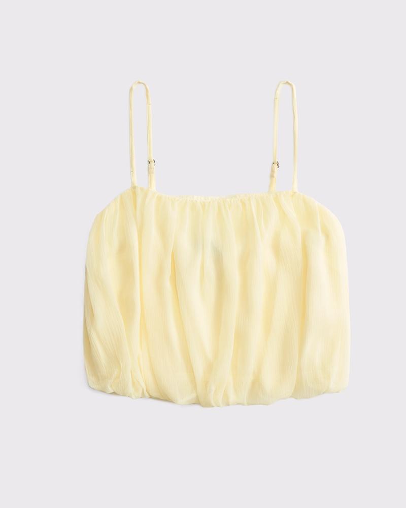 Sheer Bubble Hem Cami Product Image
