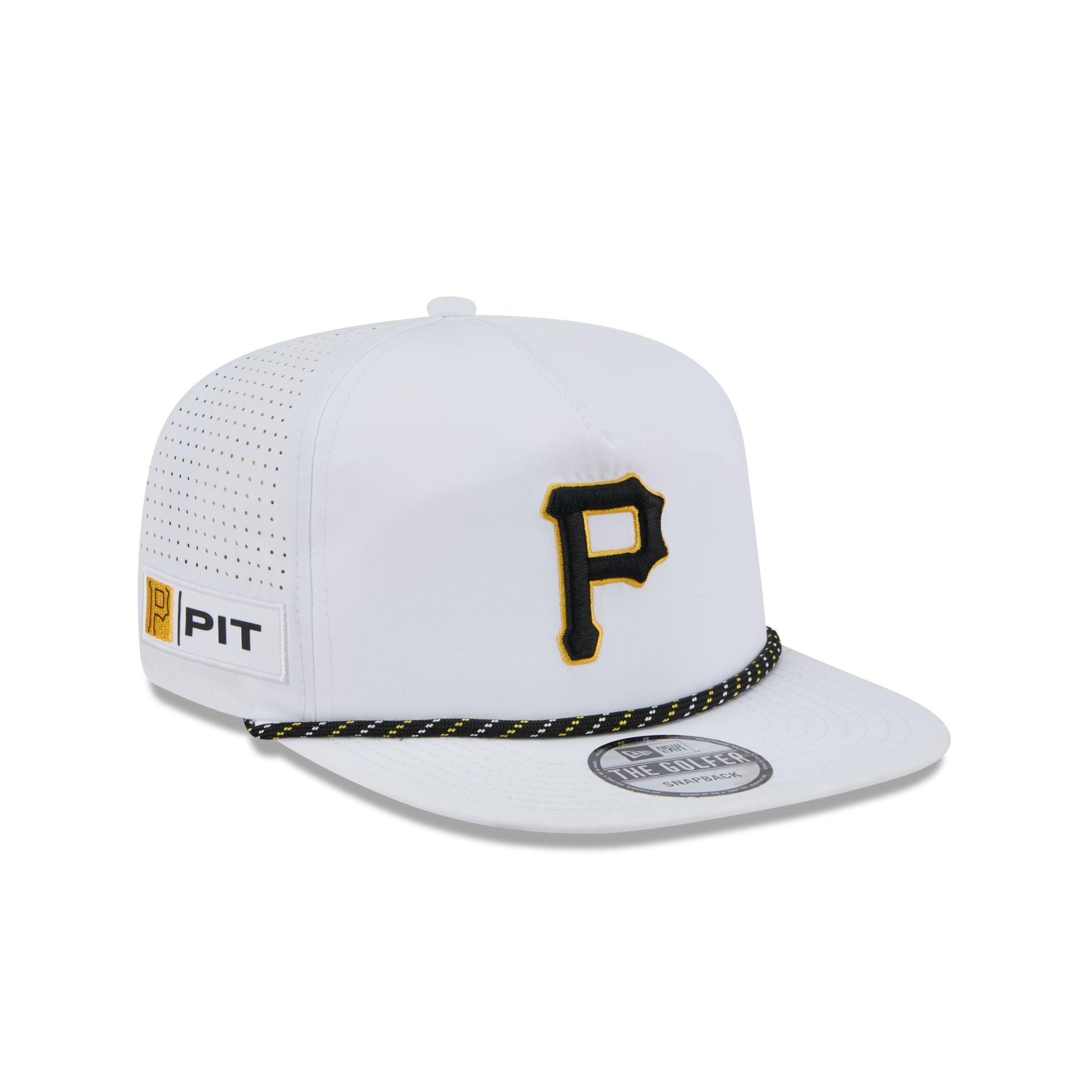 Pittsburgh Pirates Optic White Performance Rope Golfer Hat Male Product Image