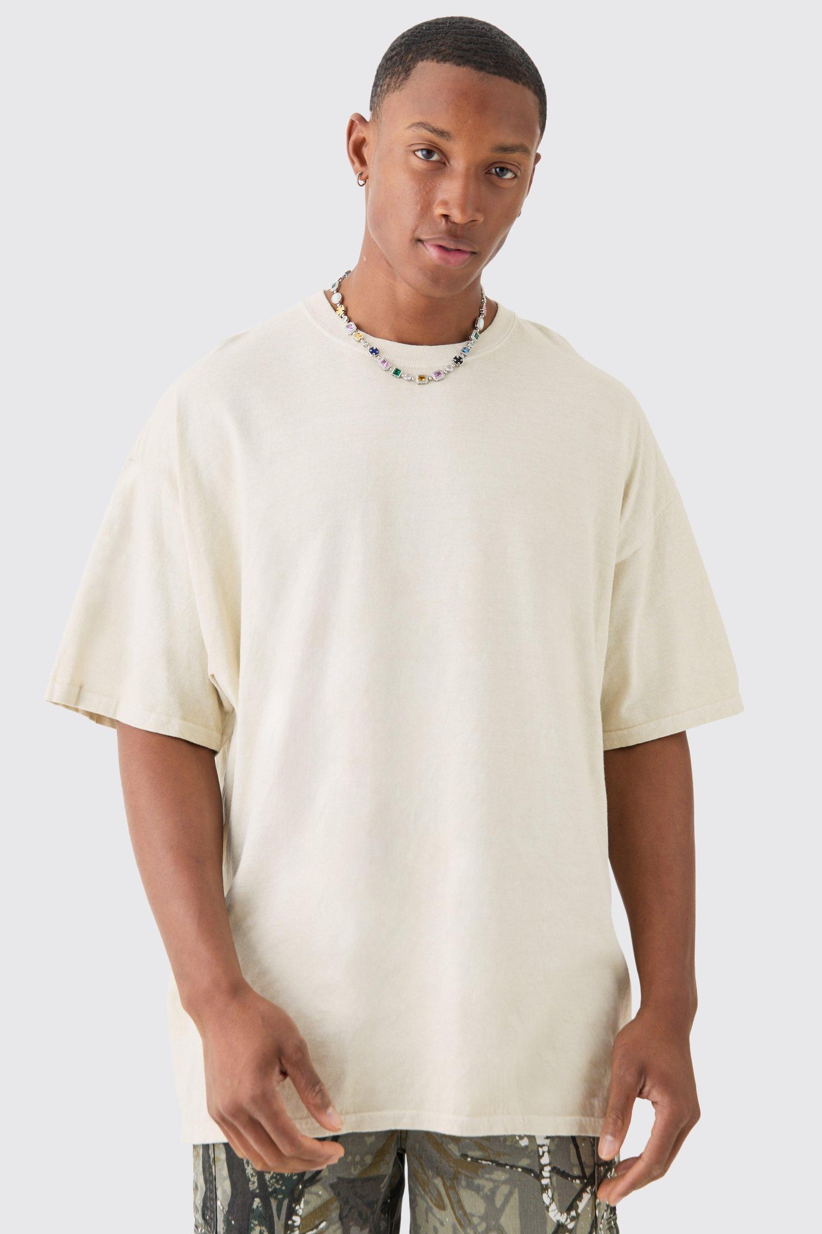 Oversized Copacabana Printed Back Print T-shirt | boohooMAN USA Product Image
