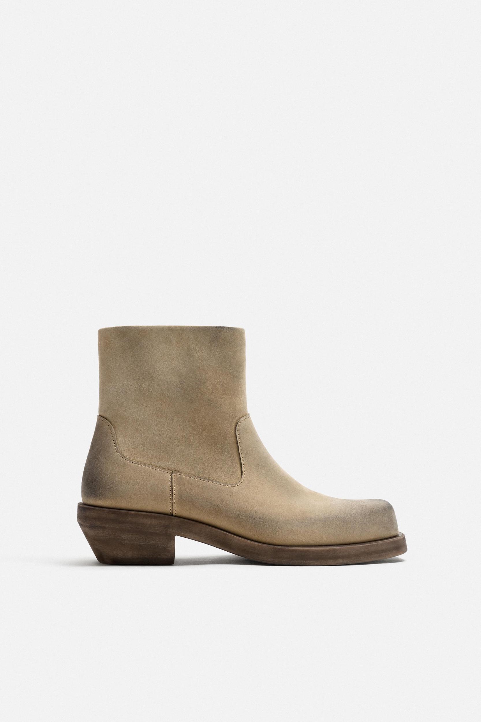 LEATHER COWBOY BOOTS Product Image