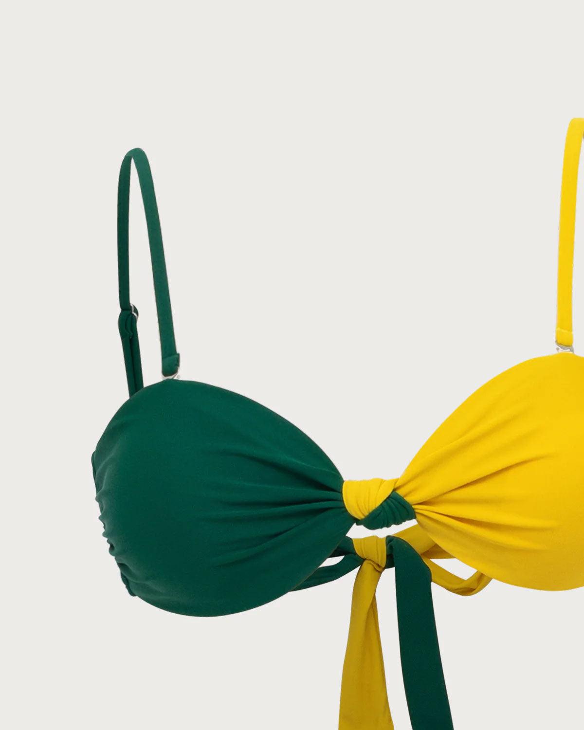 Contrast Twist Bikini Set Product Image