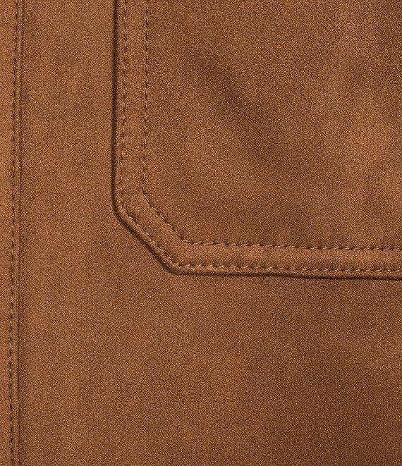 Roundtree & Yorke Faux Suede Trucker Jacket Product Image